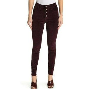 Levi's 721 High Rise Skinny Corduroy Stretch Jeans Women's 29x30 Malbec